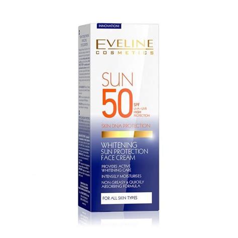 Buy Eveline Sun Care (Spf 50+) Whitening Face cream 50 ml online at ...