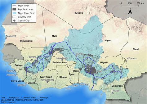 Niger River Africa Map