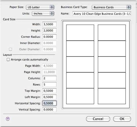 Download template for avery business cards - crowdmaz