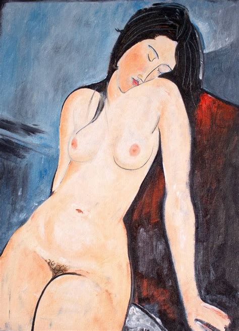 Female Nude Marguerite Painting By Vernon Luckett Saatchi Art