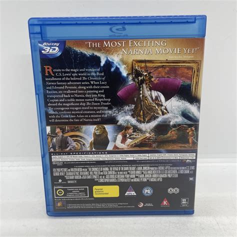 The Chronicles Of Narnia Voyage Of The Dawn Treader D Blu Ray