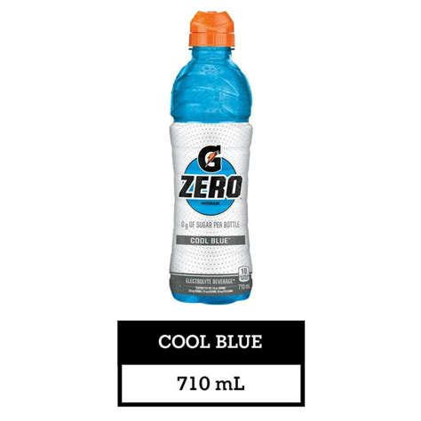 Gatorade G Zero Cool Blue Sports Drink 710 Ml Bottle 710 Ml Walmartca