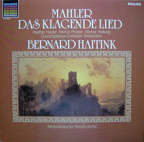 Mahler Das Klagende Lied Dikki Muzinfo