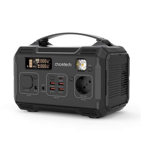 Портативная мобильная зарядная станция Choetech 300W 83200 mAh Type-C ...