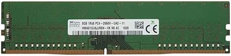 HMA81GU6JJR8N-VK HYNIX 8GB 1RX8 PC4-2666V-U Memory Module (1X8GB ...
