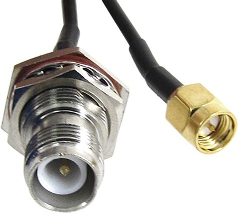 Amazon.com: uxcell SMA Male To RP-TNC Female Adapter Connector RF ...