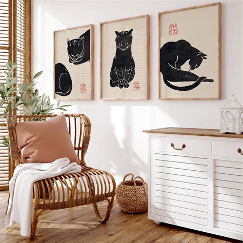 Japanese Room Decor Black Cat A Welcoming And Cat Friendly Abode