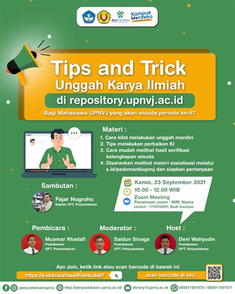 Tips And Trick Unggah Mandiri Karya Ilmiah Di Repository Upn Veteran