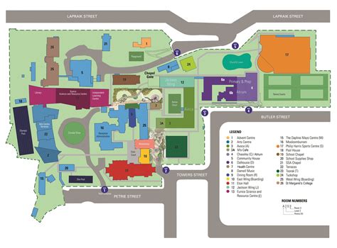Facilities and Map - St Margaret's
