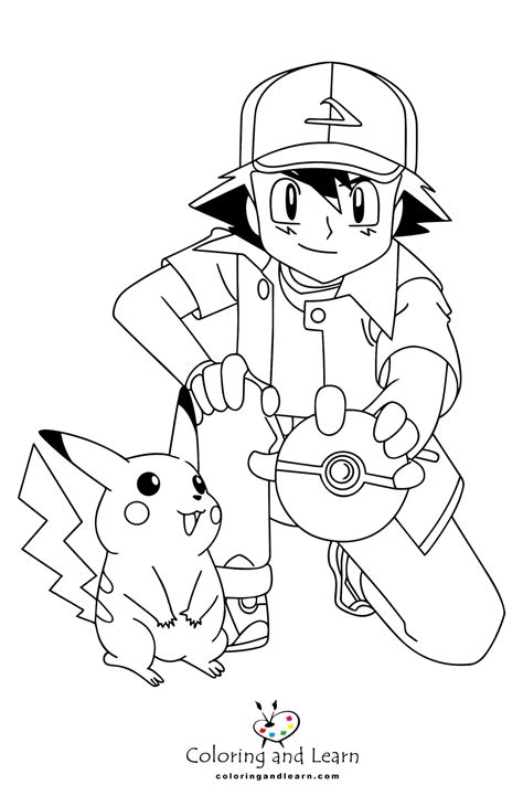 Pokemon Colouring Pages Pikachu - 8