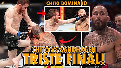 LAMENTABLE DERROTA DE CHITO VERA VS CORY SANDHAGEN RESUMEN Y REVIEW