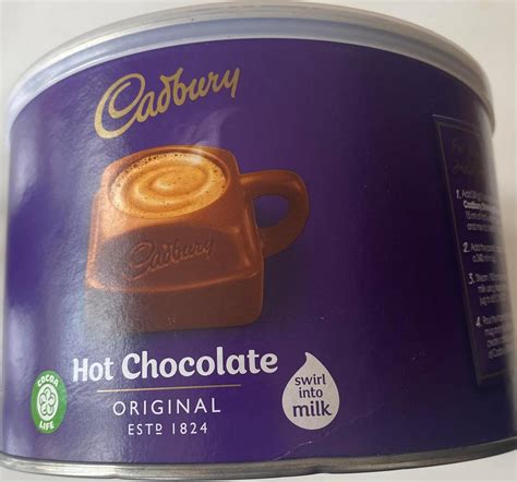 Cadbury S Hot Chocolate Powder Kg Tub Amazon Co Uk Grocery
