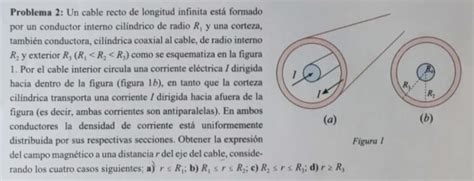 Solved Problema Un Cable Recto De Longitud Infinita Est Chegg