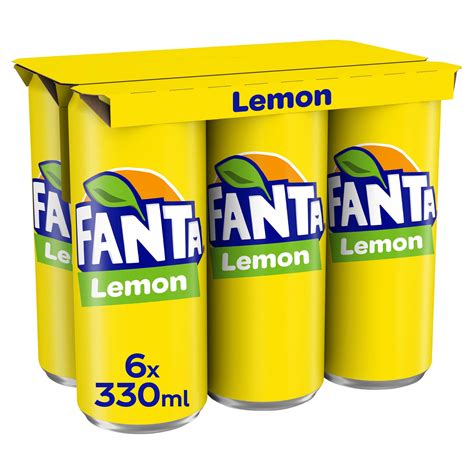 Fanta Lemon 6 x 330ml | Lemonade | Iceland Foods