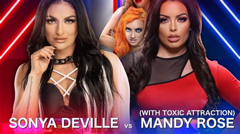 Sonya Deville Vs Mandy Rose W Toxic Attraction Survivor Series Kick