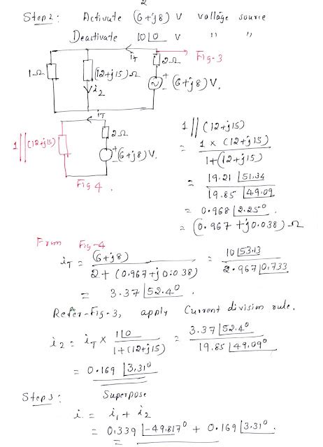 Electrical Circuits And Machines Hand Written Notes Lecture 8