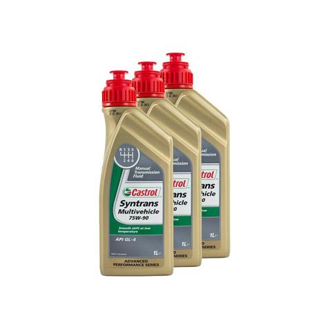 Castrol Syntrans Multivehicle 75W90 API GL4 Fully Synthetic Gear Oil ...