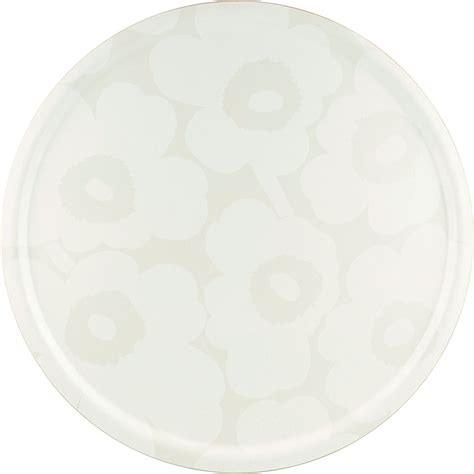 Bestill Unikko Brett 65 Cm White Off White Fra Marimekko