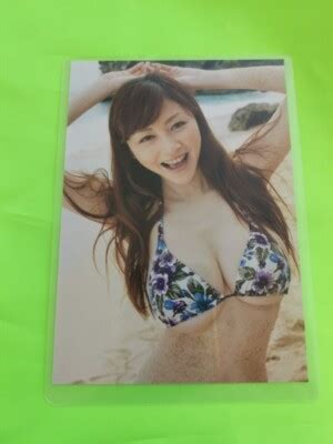 Carte Photo Anri Sugihara Gravure Japonaise Mod Le Bikini Sexy Lingerie Idol Ebay