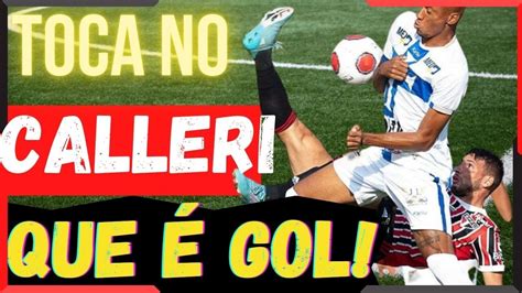 SEMPRE ELE TOCA NO CALLERI QUE É GOL NOSSO GOLEADOR DECIDE MAIS