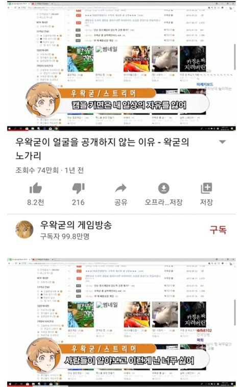 100만 유튜버가 얼굴공개 안하는 이유 Mlbpark