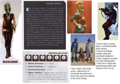 Edge of Empire Star Wars races | Star wars facts, Star wars rpg, Star