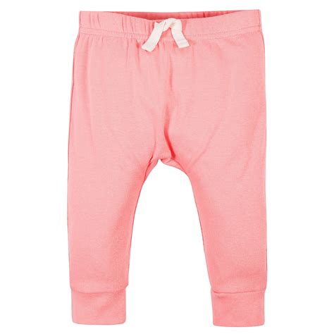 Baby Girls Pink Organic Pants Gerber Childrenswear