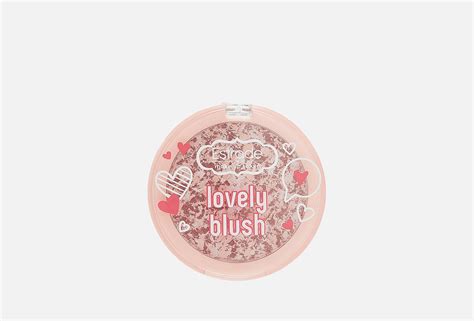 Estrade Румяна компактные Lovely Blush 205, Сатиновый нюдовый бежево ...