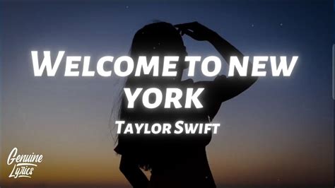 Taylor Swift Welcome To New York Lyrics Tiktok Song Youtube