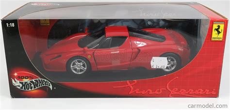 MATTEL HOT WHEELS 56293 Scale 1 18 FERRARI ENZO FERRARI 2002 RED