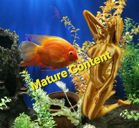 Adult Fish Tank Decor Naked Lady Nude Woman Adult Aquarium Decor Gag