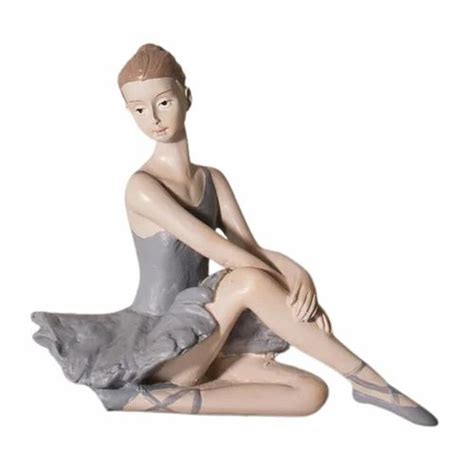 Maxbell Resin Elegant Figurine Ballerina Ballet Dancer Desktop Ornament