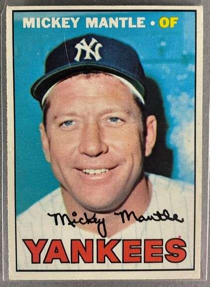 Topps Mickey Mantle Matthew Bullock Auctioneers