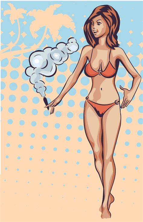 Woman Bikini With Joint Vector Design Template Vector Image Stock Vector Illustration Of Nude