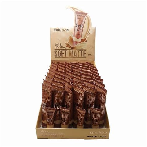 Base Liquida Soft Matte Ruby Rose Hb 8050 Group 01 Nude Para Vendas Alto Giro Virtual