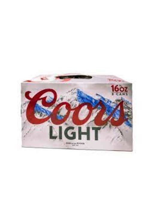 Coors Light 8pk 16 Oz Delivery In Orlando Fl The Orlando Liquor Store