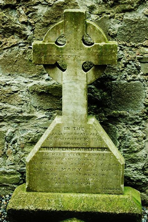 Irish Headstone Photograph By Stephanie Kruse