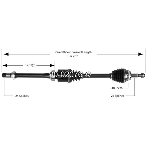 Toyota Highlander Drive Axle Front Parts, View Online Part Sale ...