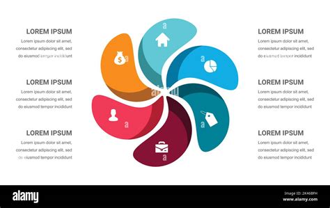 El Diseño Vectorial De Plantillas Infográficas De Ciclo Se Puede