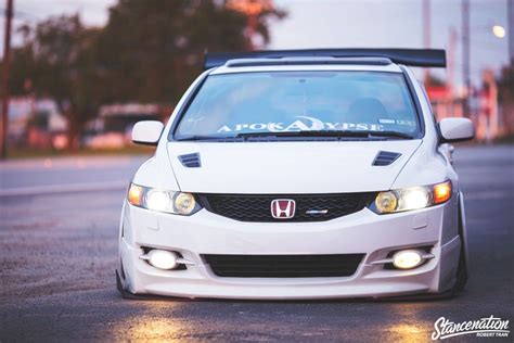 Straight Flexin Stevie Phamo S Honda Civic Stancenation