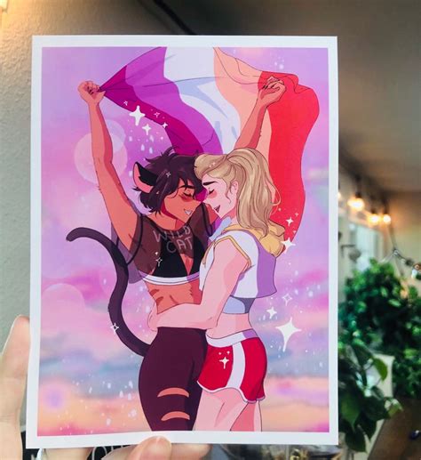 Catradora Lesbian Pride Print She Ra And The Princesses Of Etsy