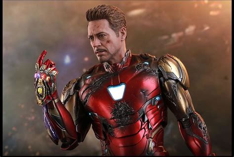 Hot Toys Iron Man MK85 戰損版 配 LED 無限手套 unwire hk 香港