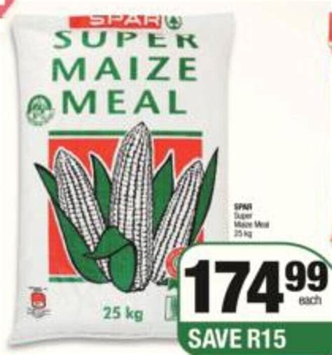 Spar Super Maize Meal 25kg Offer At Spar