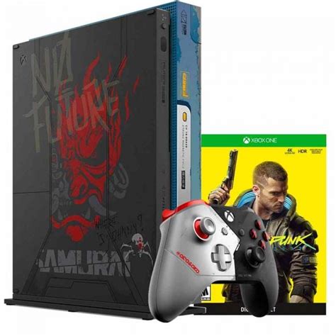Game console XBOX One X 1TB Cyberpunk 2077 Limited Edition Bundle (FMP ...