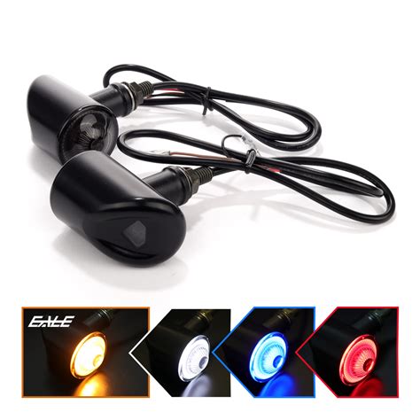 LED ウインカー デイライト スイッチバック式 クラシックデザイン バイク 汎用 2個セット F-507