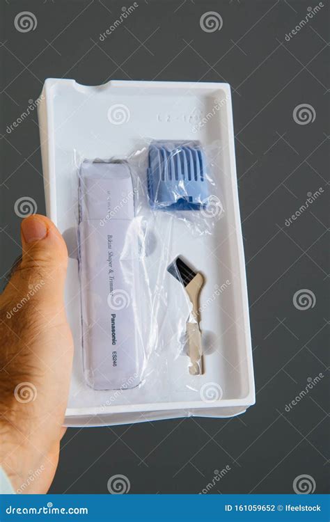 Hand Holding Women Panasonic Es Bikini Shaper And Trimmer Editorial Photography Image Of