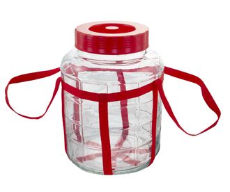 Бутыли и банки - Банка стеклянная с гидрозатвором, 15 л