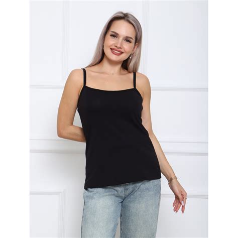 Майка женская "Анюта" черная купить по выгодным ценам оптом от ...