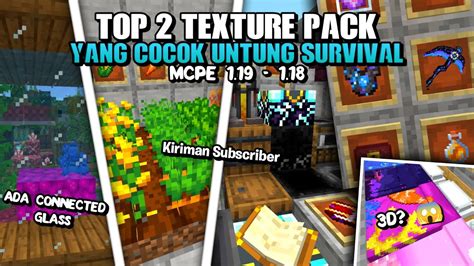 Top Texture Pack Yang Cocok Untuk Survival Mcpe Terbaru