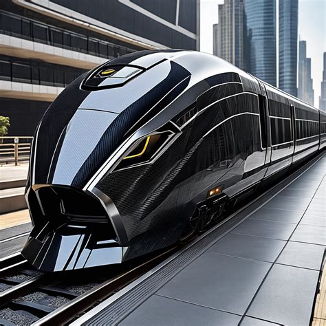 Black Panther Inspired High Speed Train Front Designed As Th By